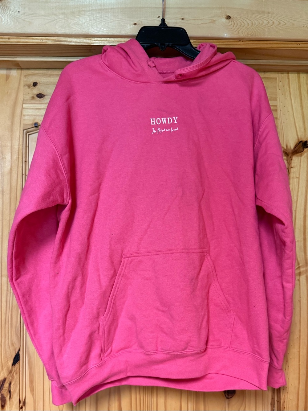 Pink Pullover Hoodie - Women’s Casual Sweatshirt western cowgirl